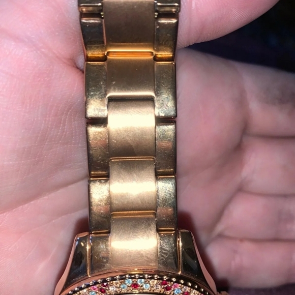 Fossil Swarovski Crystal Stella watch (rare color)